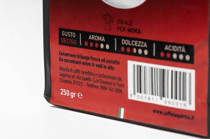 Classico - macinato per moka da 250g - Caffe Iaquinta