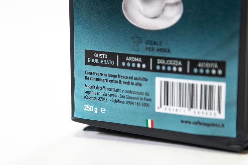 Deka - macinato per moka da 250 g - Caffe Iaquinta