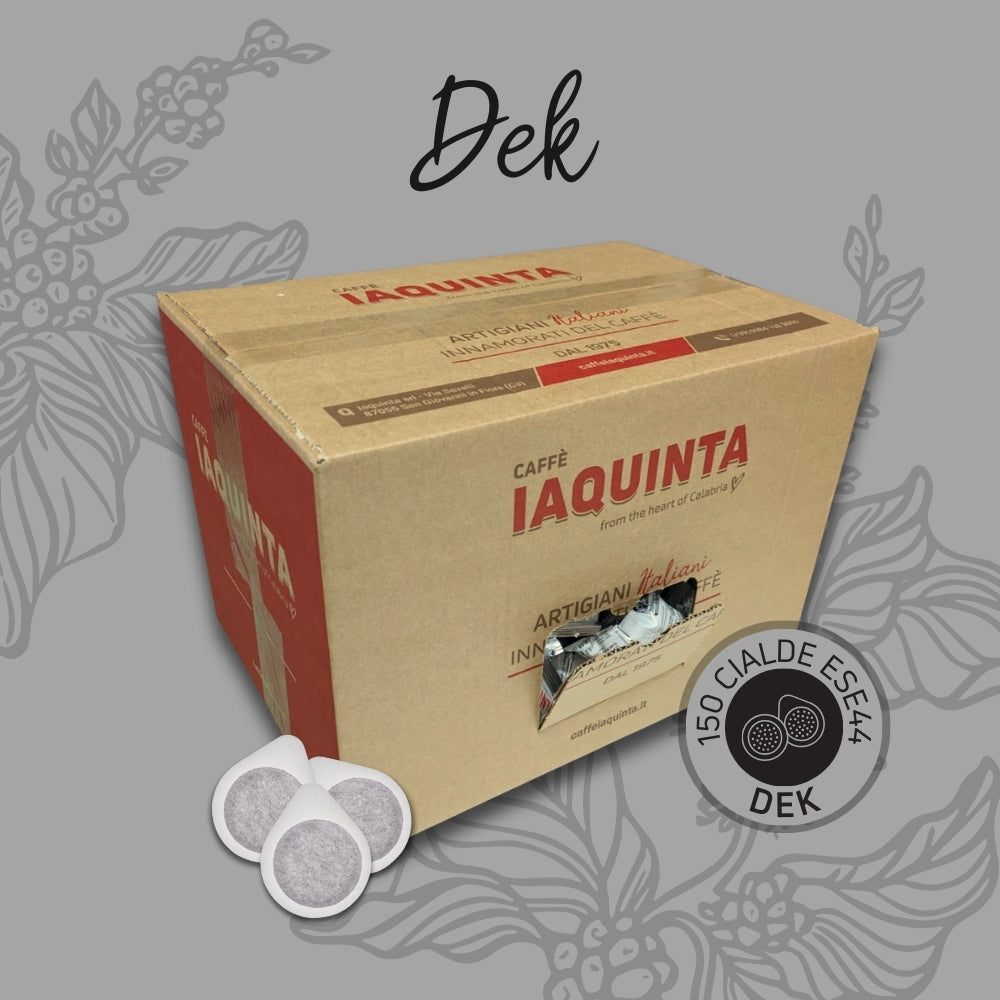 Decaffeinato in cialde Caffe Iaquinta confezione da 150