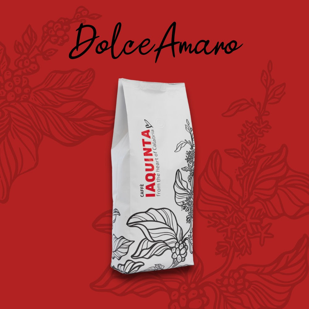 Caffè in grani miscela rossa DolceAmaro Caffe Iaquinta confezione da 1 kg