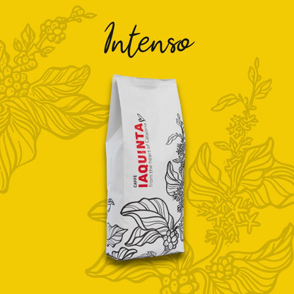 Caffè in grani miscela gialla Intenso Caffè Iaquinta confezione da 1 kg