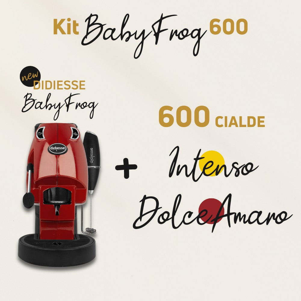 Kit Macchina a Cialde BabyFrog Coffee&Tea + 600 Cialde ESE44