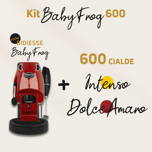 Kit Macchina a Cialde BabyFrog Coffee&Tea + 600 Cialde ESE44