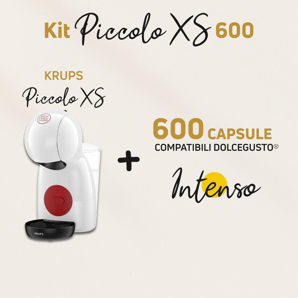 Kit Macchina a Capsule Piccolo XS + 600 Capsule di caffè Intenso
